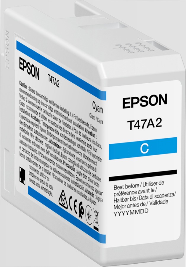 Singlepack Cyan T47A2 UltraChrome Pro 10 ink 50ml
