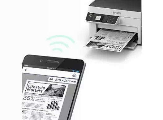 Stampante monocromatica multifunzione A4 Wi-Fi con serbatoi di inchiostro EcoTank ET-M2120 150fogli 32ppm