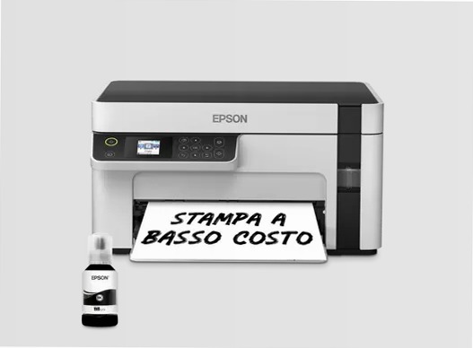 Stampante monocromatica multifunzione A4 Wi-Fi con serbatoi di inchiostro EcoTank ET-M2120 150fogli 32ppm