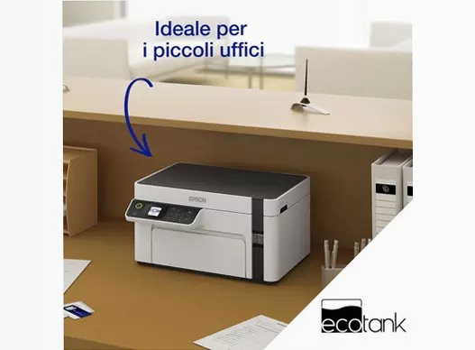 Stampante monocromatica multifunzione A4 Wi-Fi con serbatoi di inchiostro EcoTank ET-M2120 150fogli 32ppm