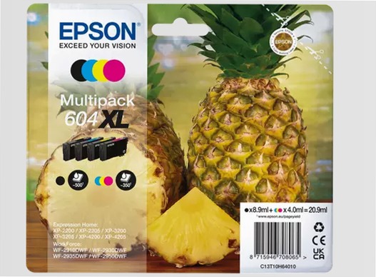 Multipack 4-colours 604XL Ink