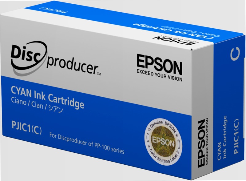 Epson Discproducer Ink PJIC7(C), Cyan (MOQ=10)