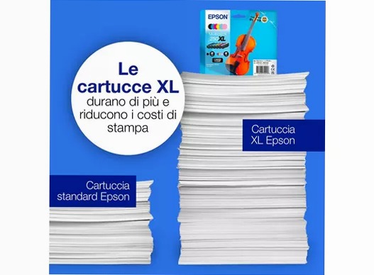Multipack 6 colori EasyMail Claria Photo HD 250 Violino