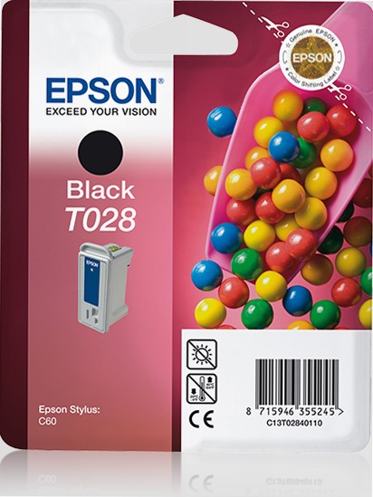 Singlepack Black T028 DURABrite Ink
