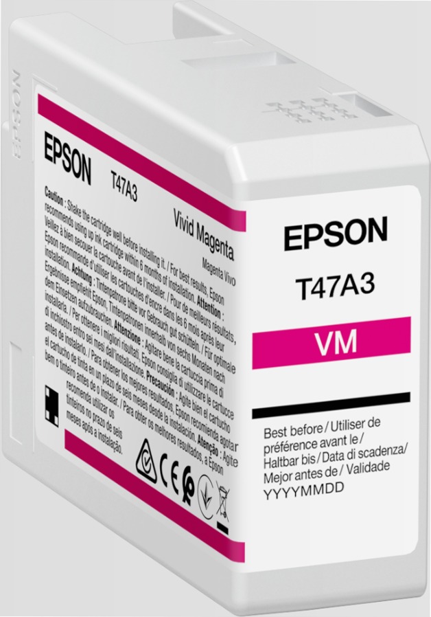 Singlepack Vivid Magenta T47A3 UltraChrome Pro 10 ink 50ml