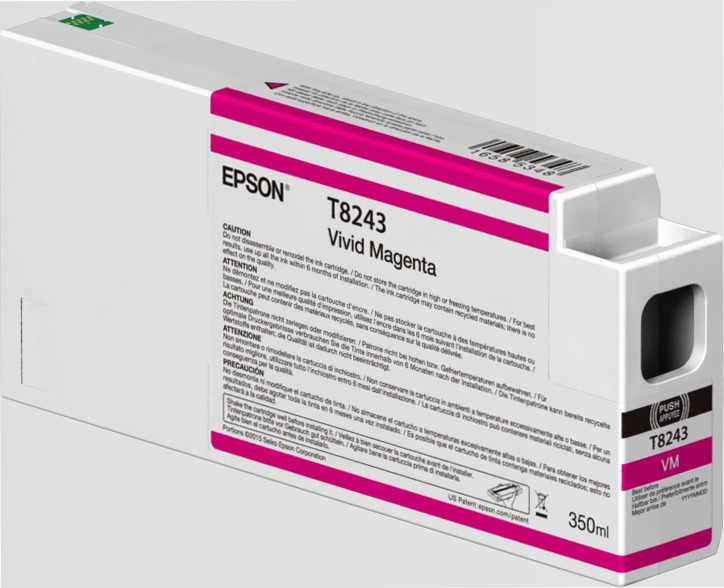 Singlepack Vivid Magenta T824300 UltraChrome HDX/HD 350ml