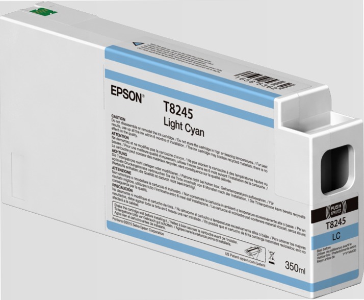 Singlepack Light Cyan T824500 UltraChrome HDX/HD 350ml