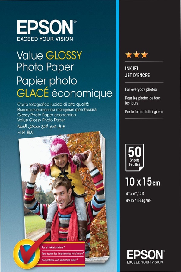 Value Glossy Photo Paper 10x15cm 50 sheet