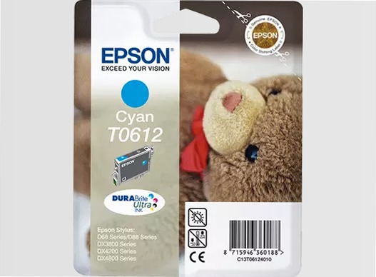 Singlepack Cyan T0612 DURABrite Ultra Ink