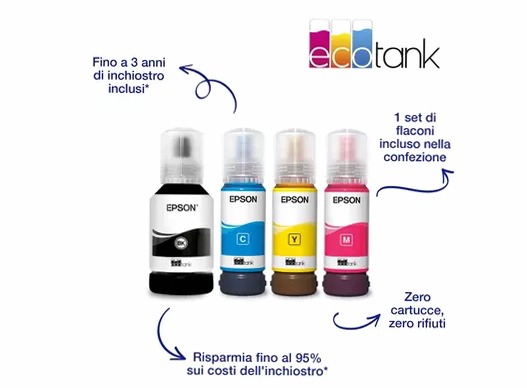 EcoTank ET-15000 A3+ Multifunction Wi-Fi Ink Tank Printer, With Up To 3 Years Of Ink Included* 270fogli 38ppm