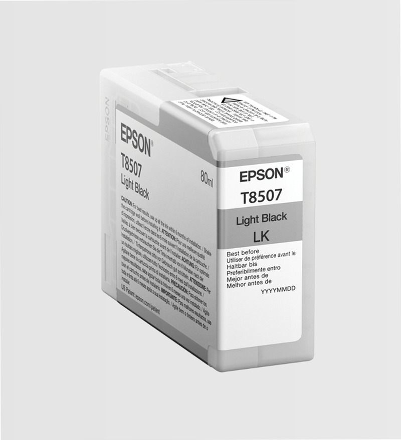 Singlepack Light Black T850700 UltraChrome HD ink 80ml