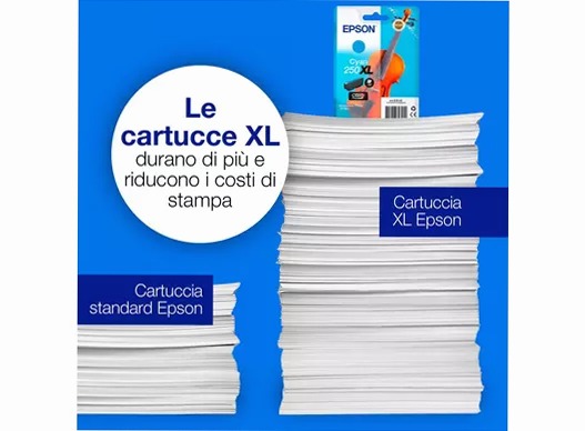 Inchiostro ciano 250XL Claria Photo HD Violino in confezione singola