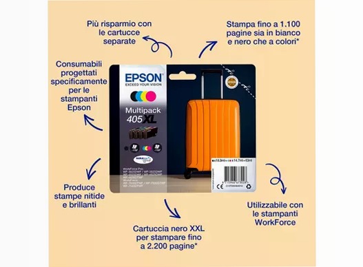 Cartucce di inchiostro Epson DURABrite Ultra Valigia 405