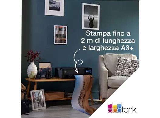 Stampante fotografica con serbatoi di inchiostro Wi-Fi A3+ EcoTank ET-8550 32ppm