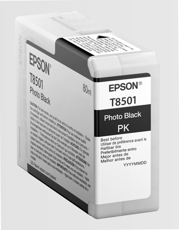 Singlepack Photo Black T850100 UltraChrome HD ink 80ml