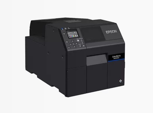 Stampante per etichette a inchiostro dye ColorWorks CW-D6000Ae, etichette con larghezza da 50 a 112 mm