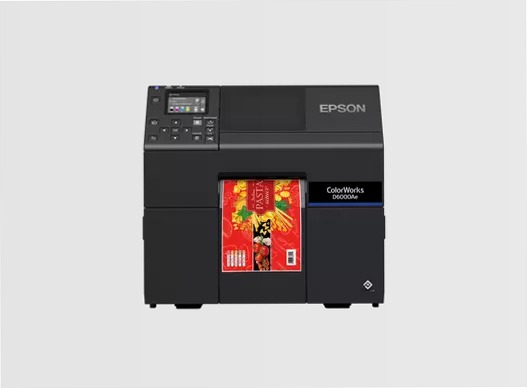 Stampante per etichette a inchiostro dye ColorWorks CW-D6000Ae, etichette con larghezza da 50 a 112 mm