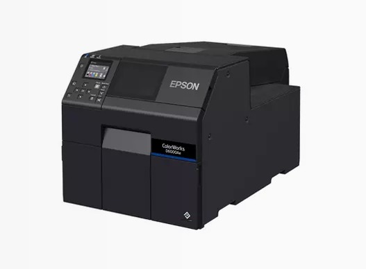 Stampante per etichette a inchiostro dye ColorWorks CW-D6000Ae, etichette con larghezza da 50 a 112 mm