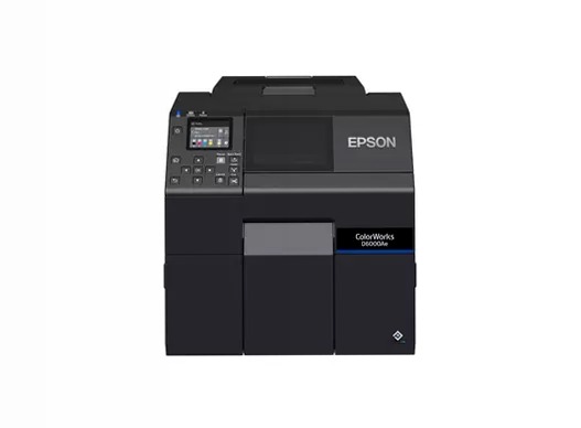 Stampante per etichette a inchiostro dye ColorWorks CW-D6000Ae, etichette con larghezza da 50 a 112 mm