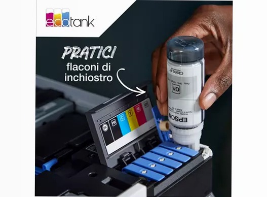 Flaconi di inchiostro EcoTank originali Epson serie 114 (70 ml)