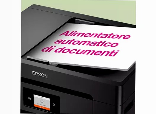 Stampante inkjet wireless multifunzione A3 WorkForce WF-7830DTWF con inchiostro gratuito per 3 mesi e abbonamento ReadyPrint* 500fogli 32ppm