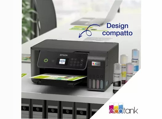 EcoTank ET-2875 stampante multifunzione A4 Wi-Fi con serbatoi di inchiostro, fino a 3 anni di inchiostro inclusi 100fogli 33ppm
