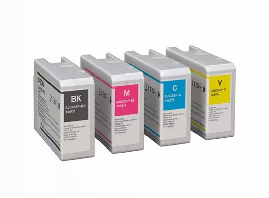 SJIC55(Y): Ink cartridge for ColorWorks CW-D6500/D6000 (Yellow)