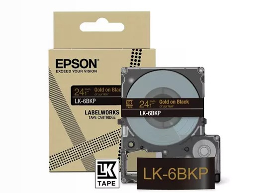 Metallic Tape – Black/Gold 24mm (9m) – LK-6BKP