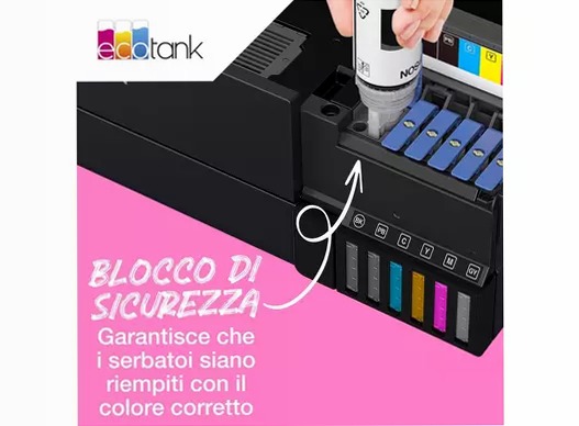 Flaconi di inchiostro EcoTank originali Epson serie 114 (70 ml)