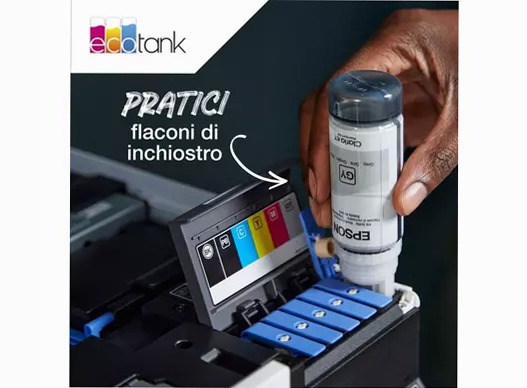 Flaconi di inchiostro EcoTank originali Epson serie 114 (70 ml)