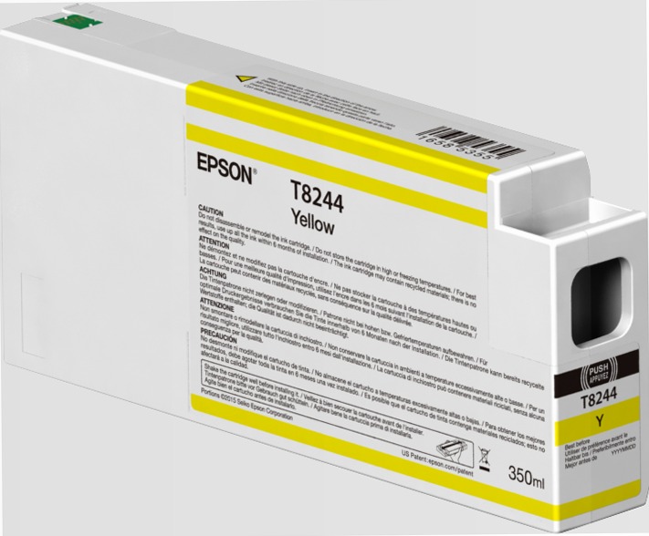 Singlepack Yellow T824400 UltraChrome HDX/HD 350ml