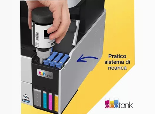 Stampante multifunzione A4 Wi-Fi ET-5150 250fogli 23ppm