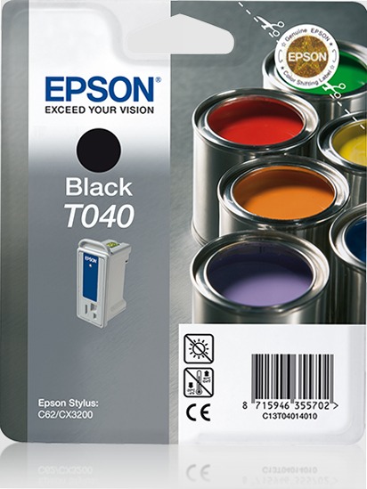 Singlepack Black T040