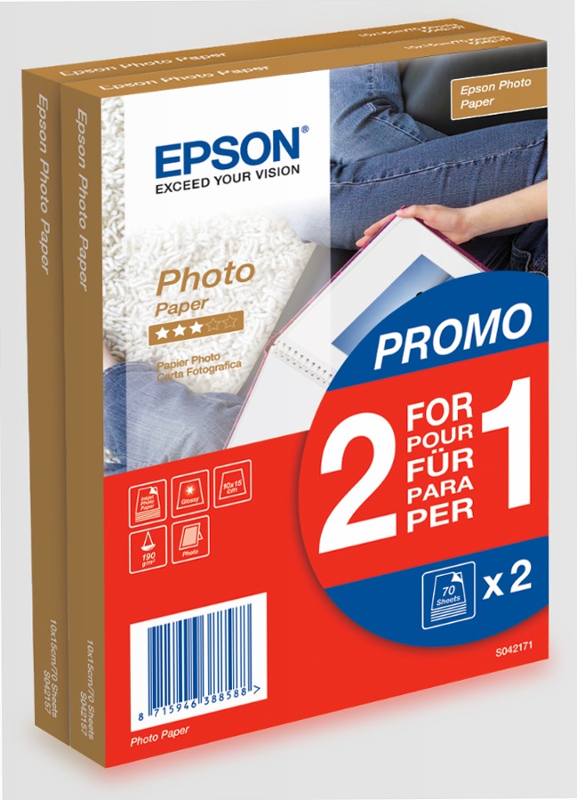 Photo Paper (2 for 1) - 100x150mm, 190g/m²