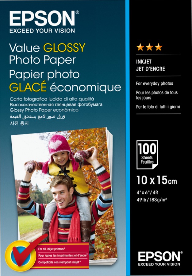 Value Glossy Photo Paper 10x15cm
