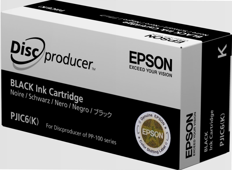 Epson Discproducer Ink Cartridge, Black (MOQ=10)