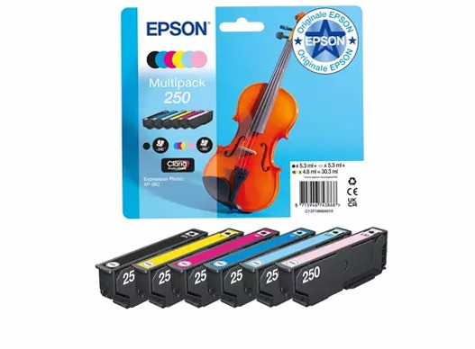 Multipack 6 colori Claria Photo HD 250 Violino
