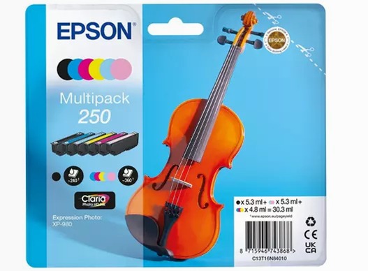 Multipack 6 colori Claria Photo HD 250 Violino