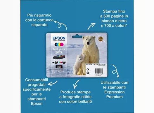 Singlepack Yellow 26XL Claria Premium Ink