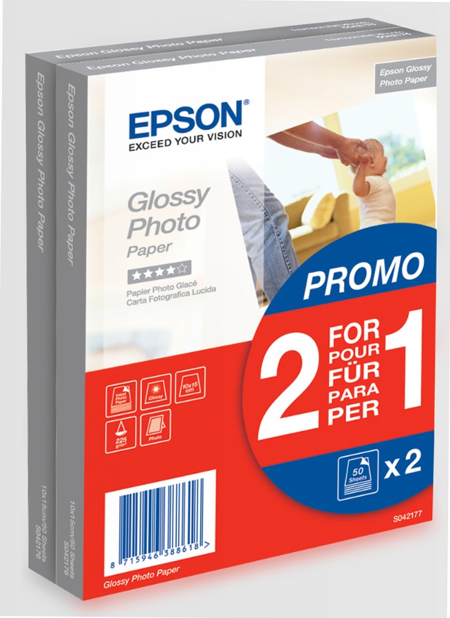 Glossy Photo Paper - 2 per 1