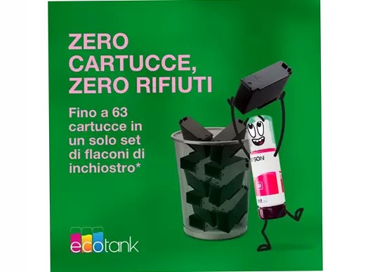 EcoTank ET-2951 stampante multifunzione A4 Wi-Fi con serbatoi di inchiostro, fino a 3 anni di inchiostro inclusi 100fogli 33ppm