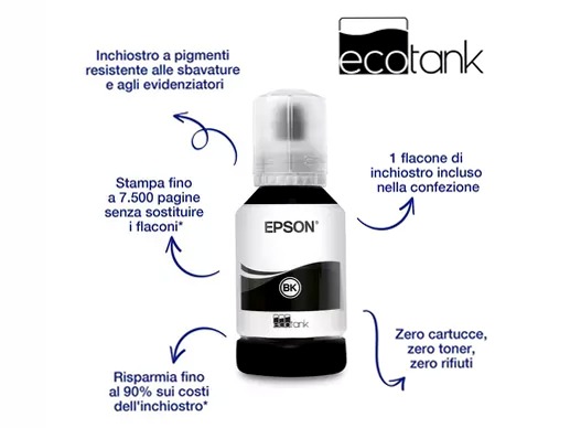EcoTank ET-M16600 stampante monocromatica multifunzione A3 Wi-Fi con serbatoio di inchiostro, scansione e copia 550fogli 32ppm