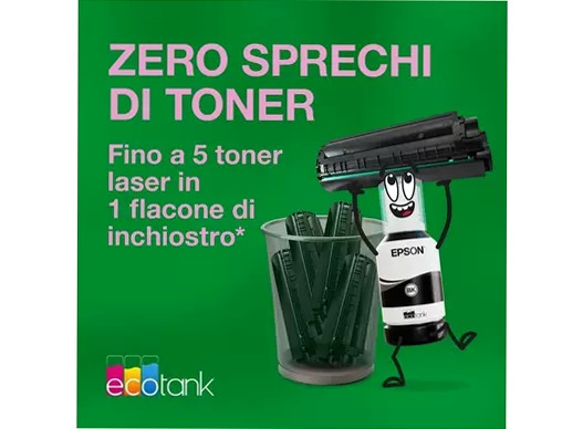 EcoTank ET-M16600 stampante monocromatica multifunzione A3 Wi-Fi con serbatoio di inchiostro, scansione e copia 550fogli 32ppm