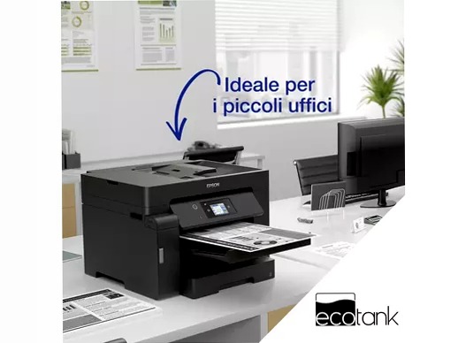 EcoTank ET-M16600 stampante monocromatica multifunzione A3 Wi-Fi con serbatoio di inchiostro, scansione e copia 550fogli 32ppm