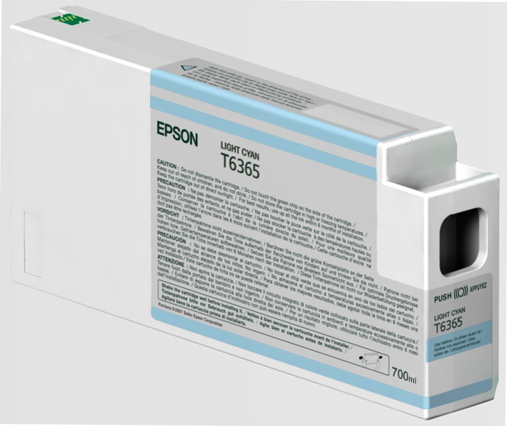 Singlepack Light Cyan T636500 UltraChrome HDR 700 ml