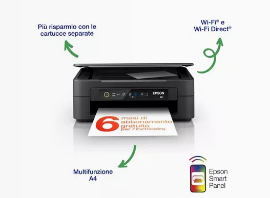 Expression XP-2205 - Multifunzione Wi-Fi Direct 50fogli A4 Cartucce 27ppm