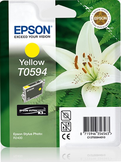 Singlepack Yellow T0594 UltraChrome K3