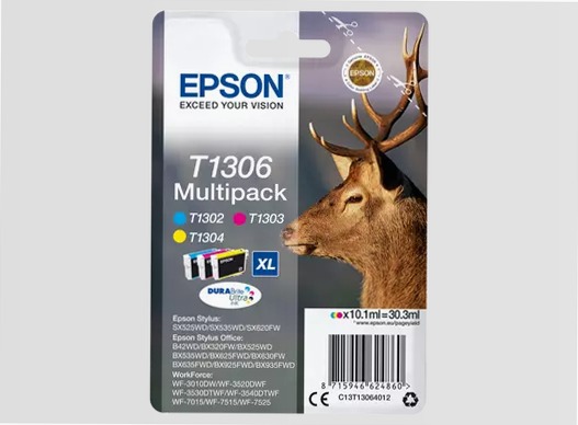 Multipack 3-colours T1306 DURABrite Ultra Ink