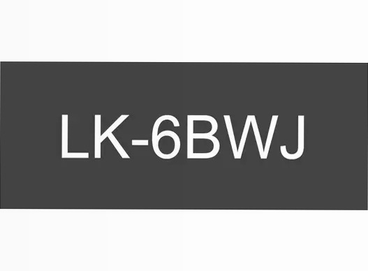 Matte Tape – Black/White 24mm (8m) – LK-6BWJ