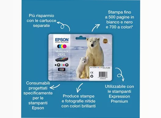Singlepack Black 26XL Claria Premium Ink